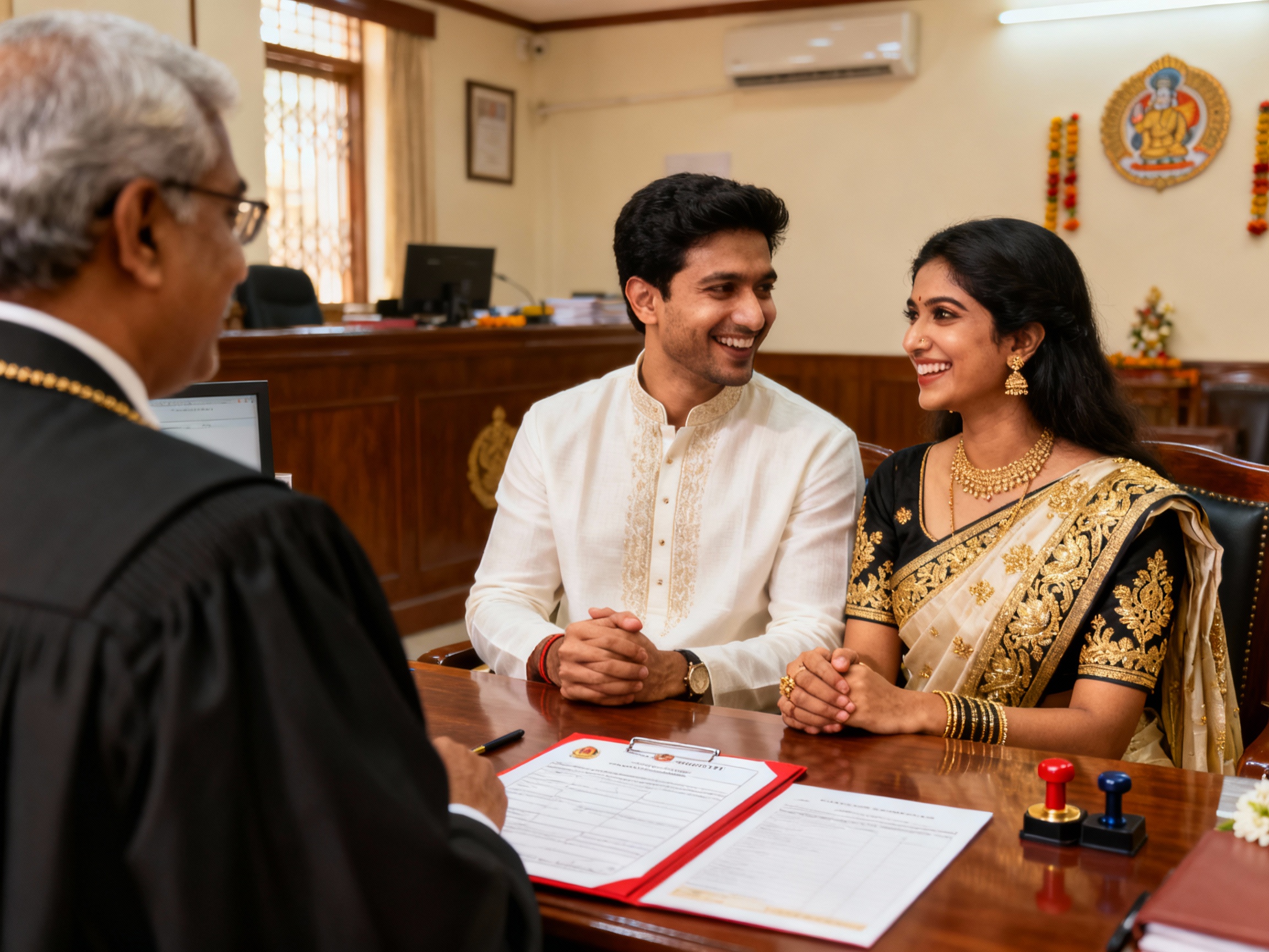indian couple court marriage registration